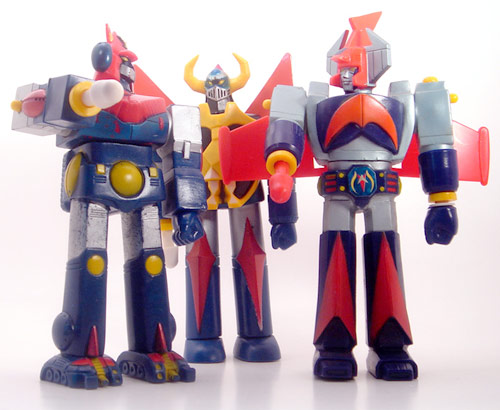 Bandai Danguard, Gaiking and Combattra vinyls